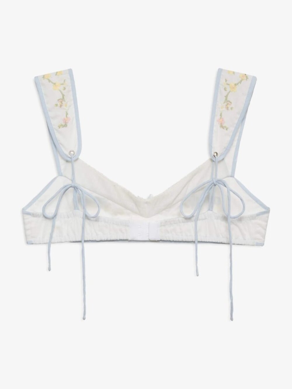For Love & Lemons Baby Bows Bra Top Medium - Picture 9 of 11